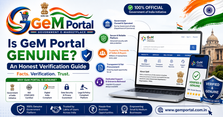 Is GeM Portal Genuine An Honest Verification Guide